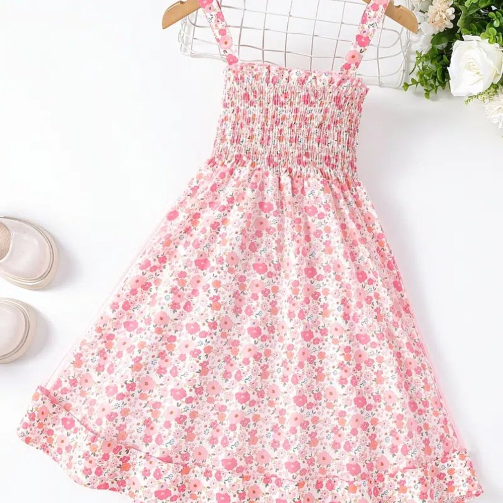 Floral Cami Hem Dress